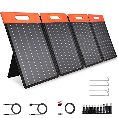 100W Solar Panel Foldable Solar Charger with USB/TypeC/DC Port