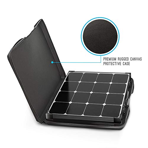 Renogy 100 Watt Eclipse Monocrystalline Charge 20A Voyager Waterproof Controller Solar Suitcase