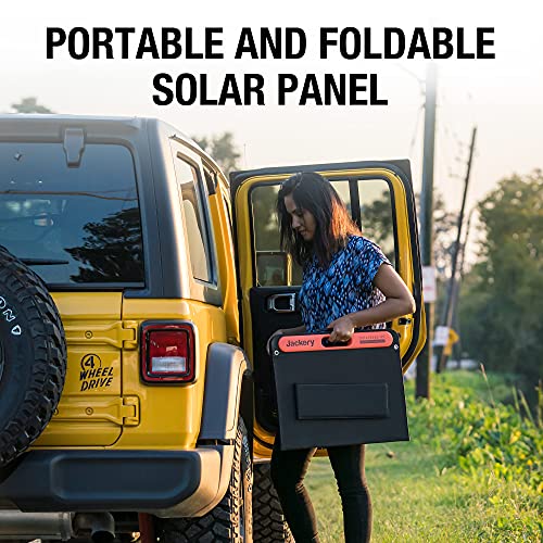 Jackery SolarSaga 60W Solar Panel for Explorer 160/240/500, Portable Foldable Solar Charger (Can't Charge Explorer 440/ PowerPro)